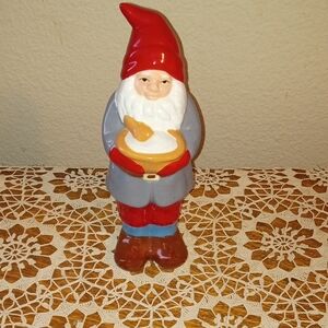 Charming Garden Gnome Figurine - Red and Blue